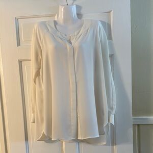 Elegant Cream Women's Blouse